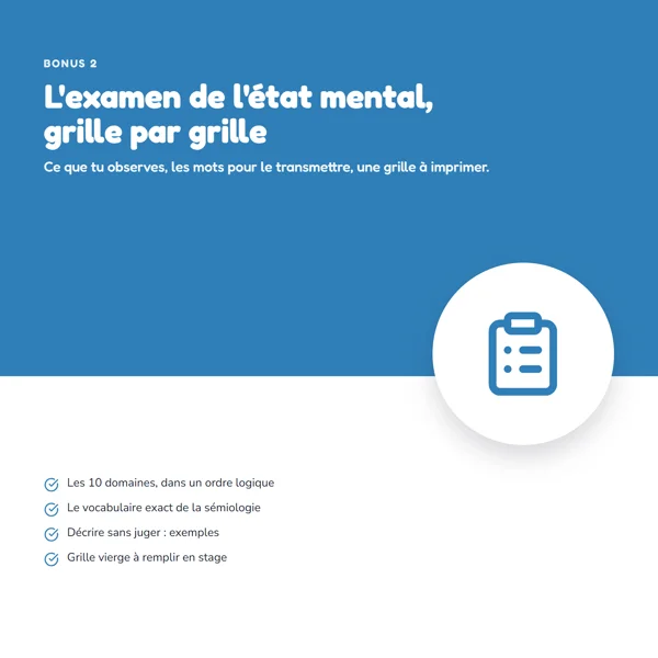 Bonus L’examen de l’état mental