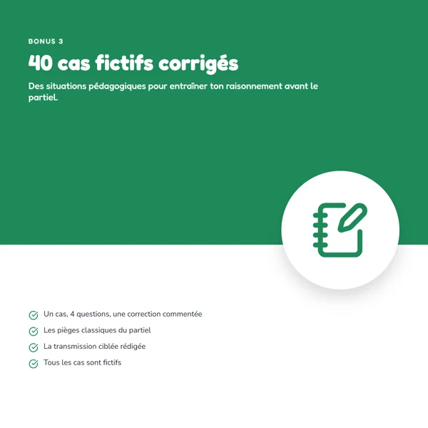 Bonus 40 cas fictifs corrigés